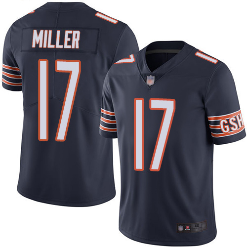 Chicago Bears Limited Navy Blue Men Anthony Miller Home Jersey NFL Football #17 Vapor Untouchable